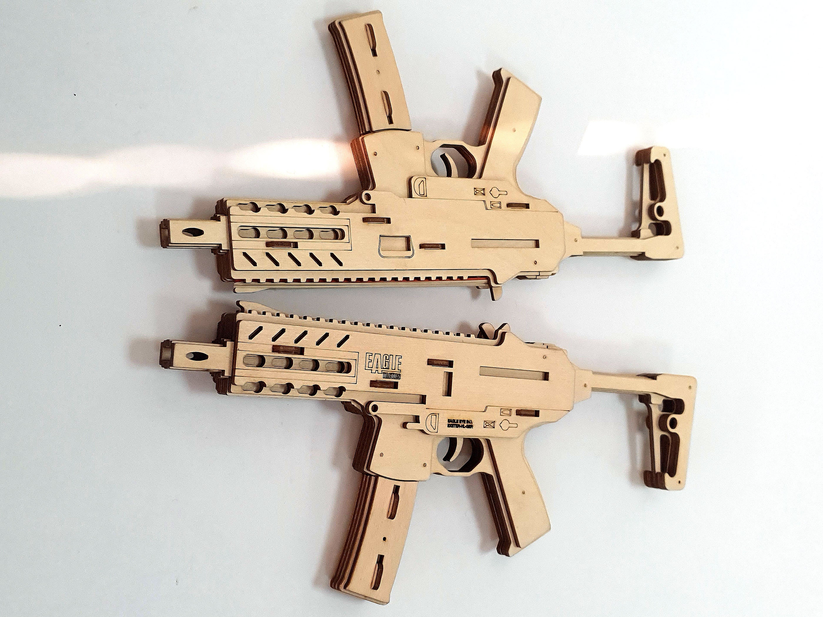 FILE Rubber Band Gun Svg Submachine 3mm 1/8 Etsy UK