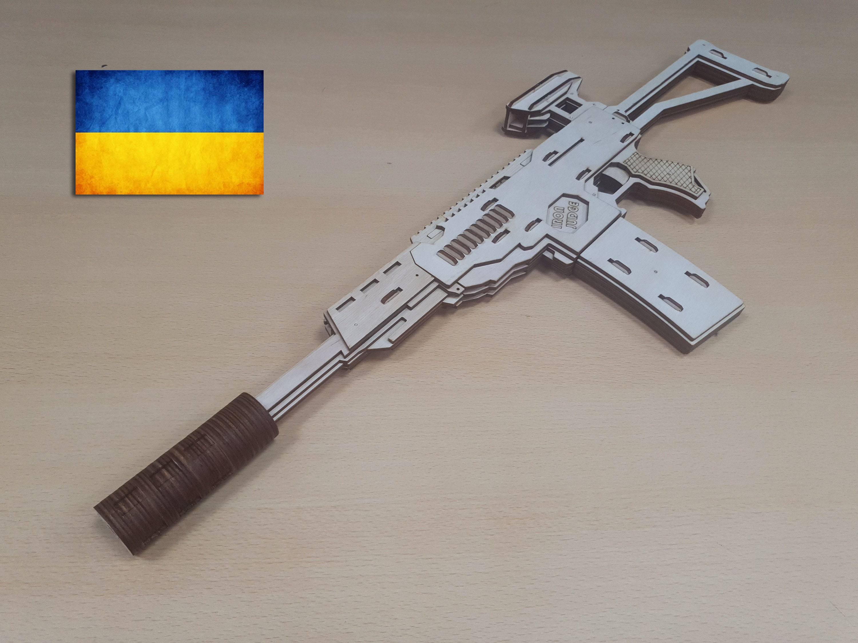 FILE Rubber Band Gun Submachine 3mm 1/8 4mm Etsy