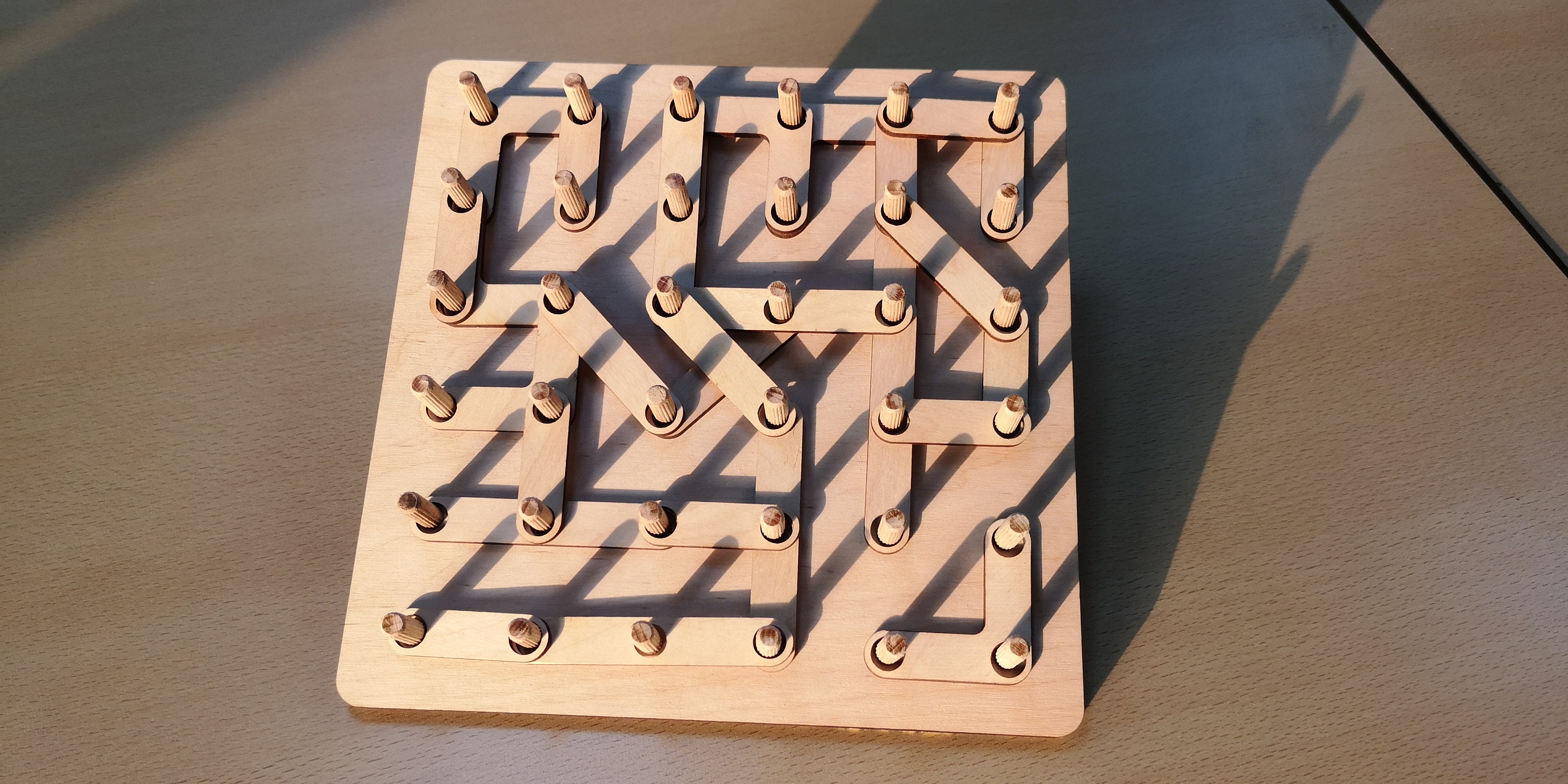 Cassetête Puzzle géométrique Fichier découpé au laser Etsy Canada