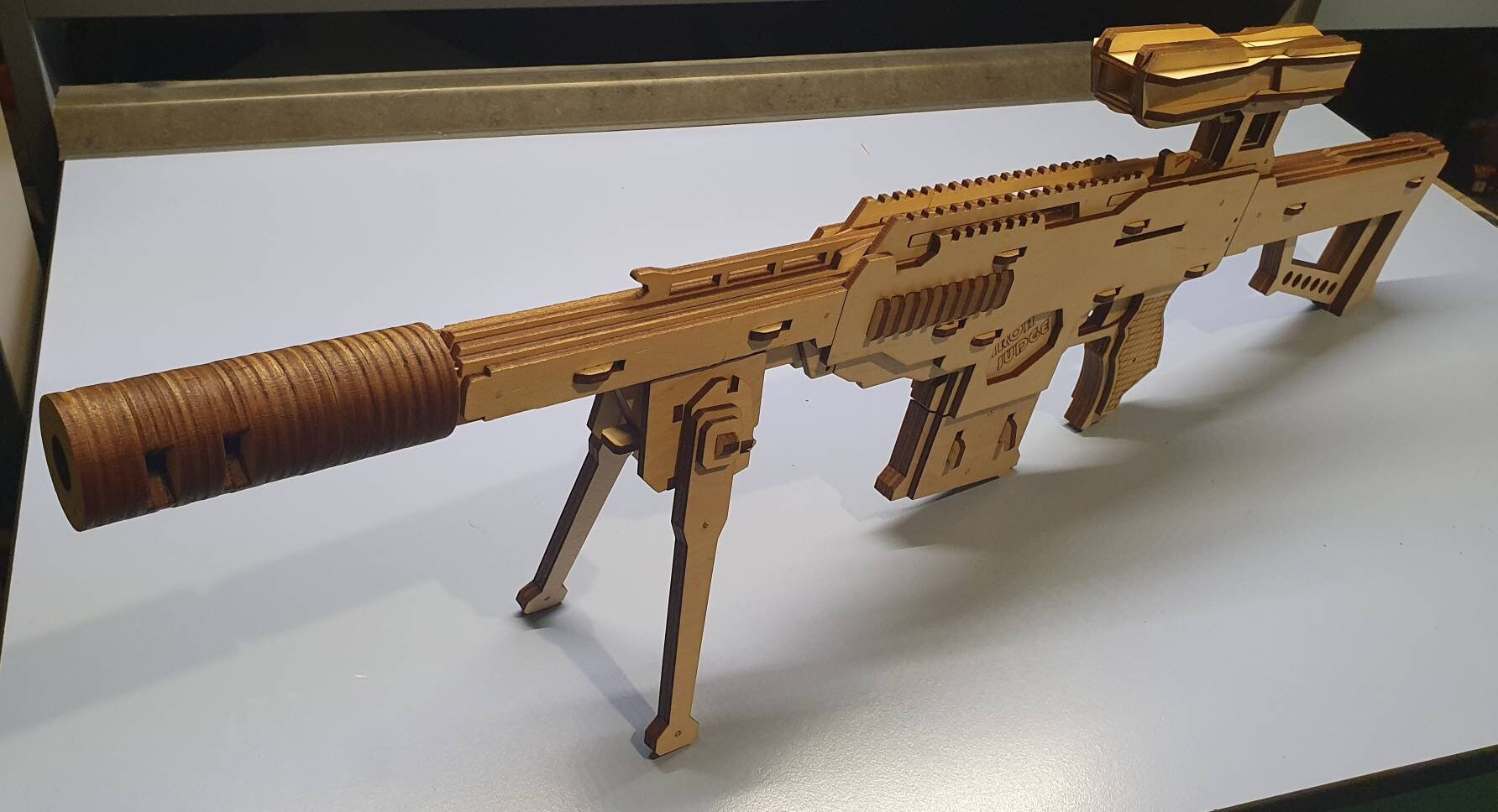 File Rubber Band Gun Sniper Rifle 3mm 1/8in 4mm Svg Etsy