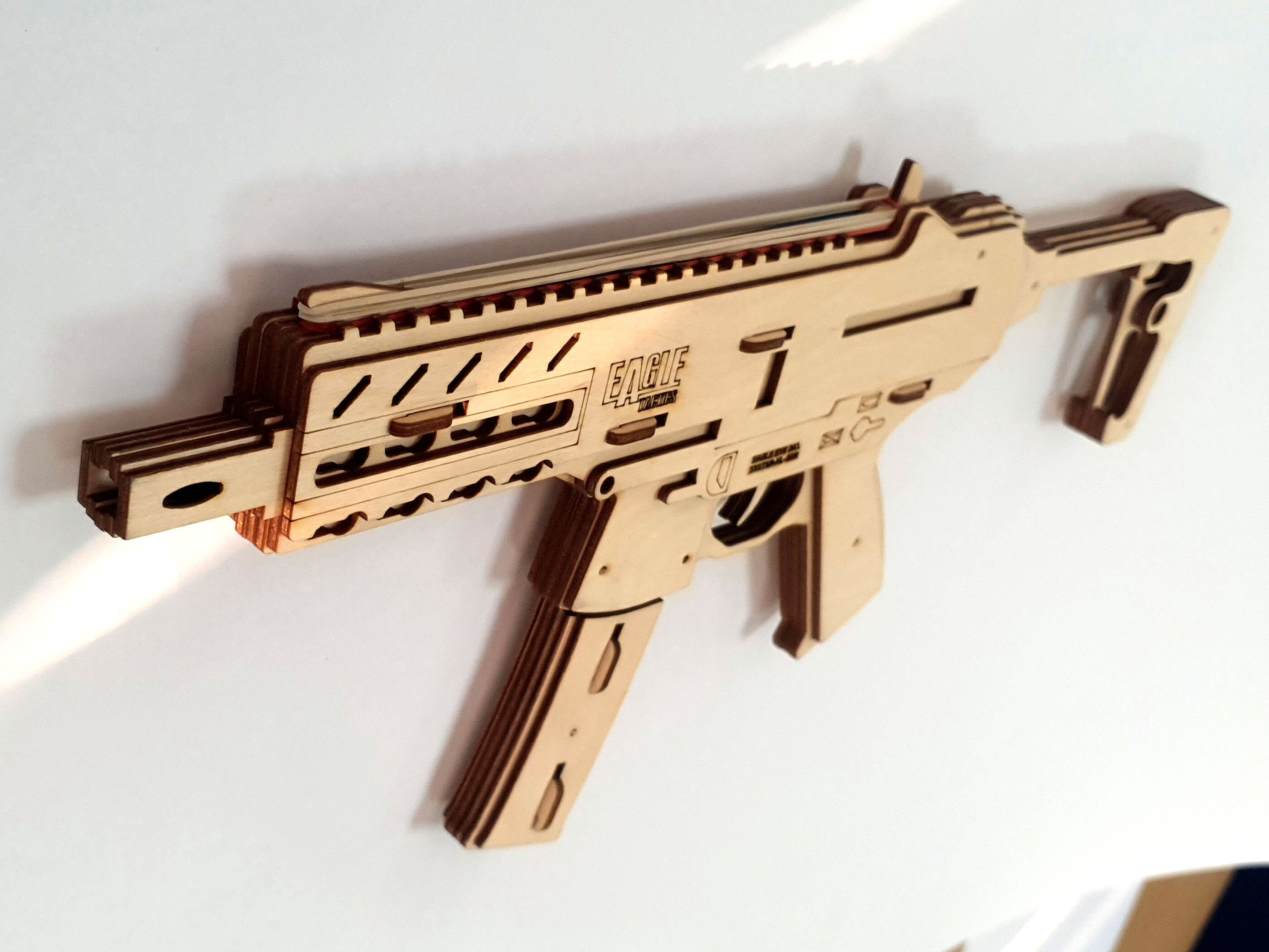 FILE Rubber Band Gun Svg Submachine 3mm 1/8 Etsy UK