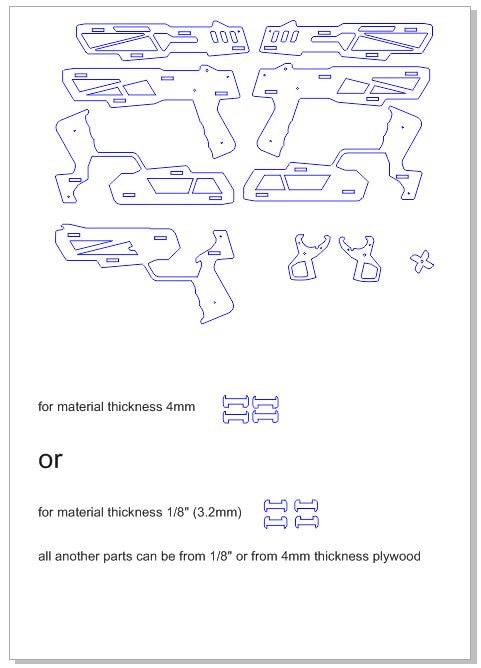 FILE Rubber band gun kit and targets3mm cdr/dxf/ai/pdf/svg | Etsy