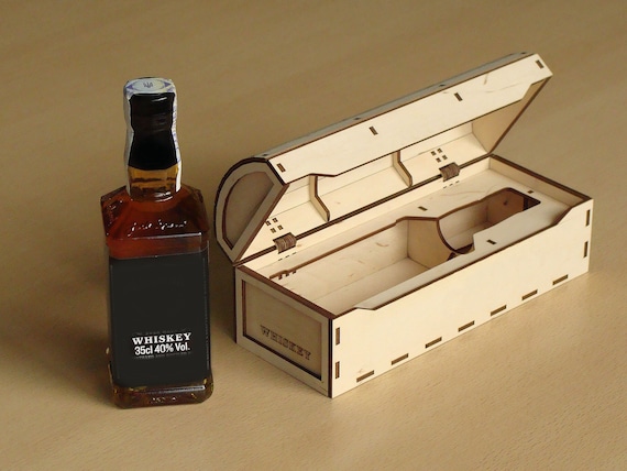 Jd Box for 350ml / 500ml Bottle Whiskey Box Svg 3mm Laser - Etsy