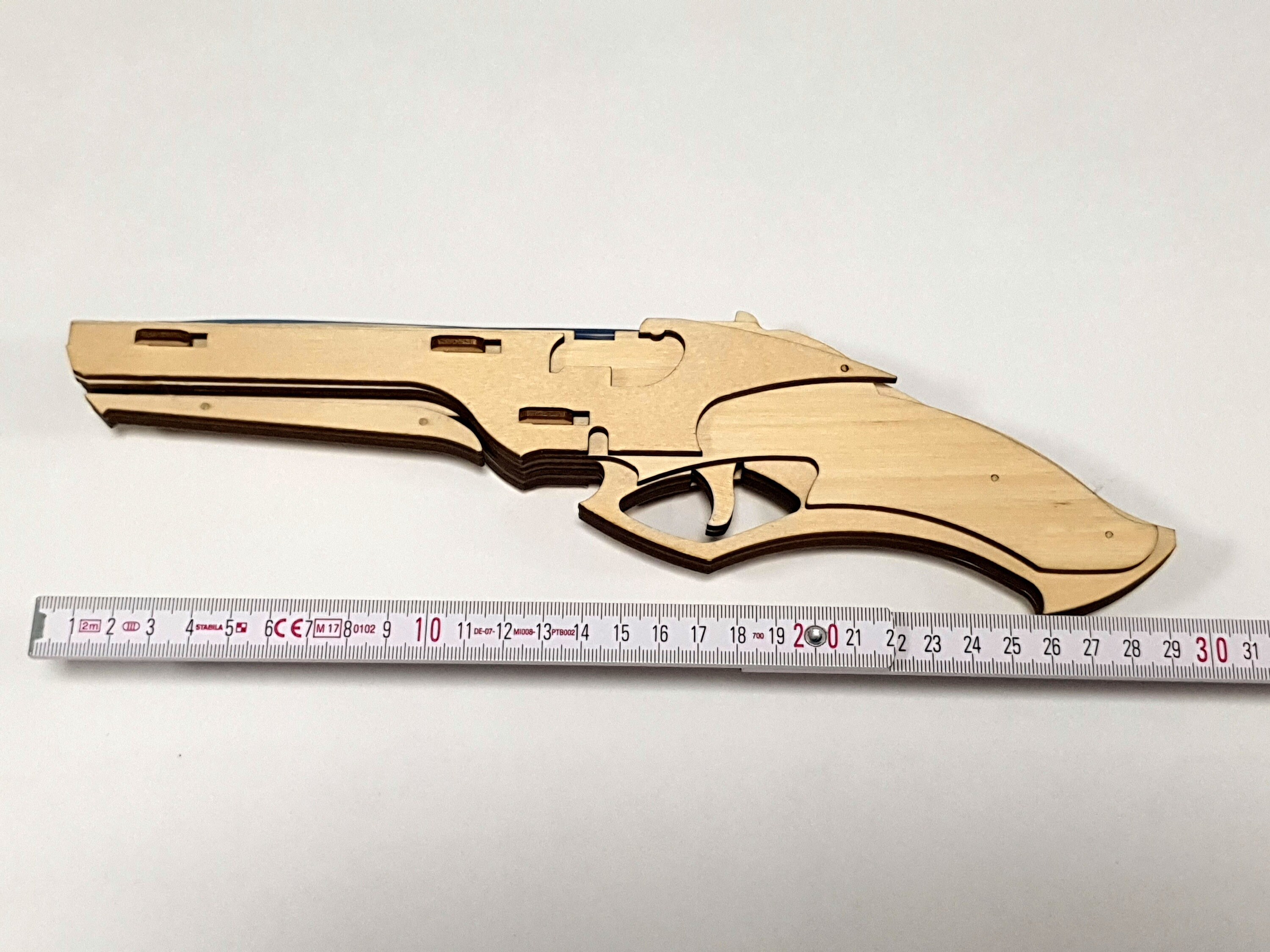Glowforge FILE Rubber Band Gun Kit 3mm, 1/8