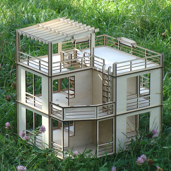 Dollhouse Kit 1 12 Etsy