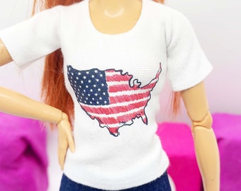 11.5 inch Doll Shirt/Doll Clothes 1/6 scale/Modern