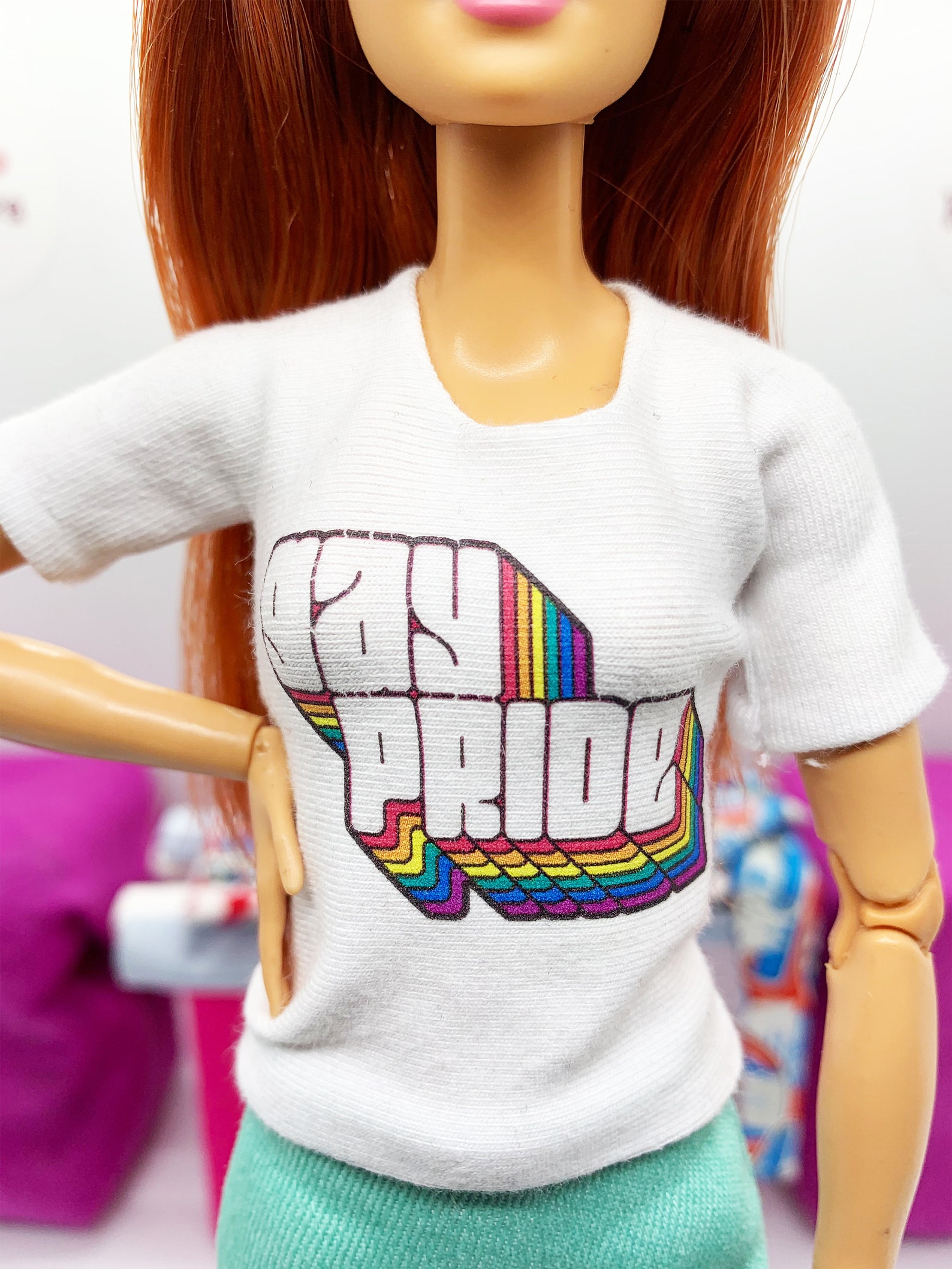 Pride Barbie Shirt/Barbie Clothes/Modern Barbie Doll Clothes | Etsy