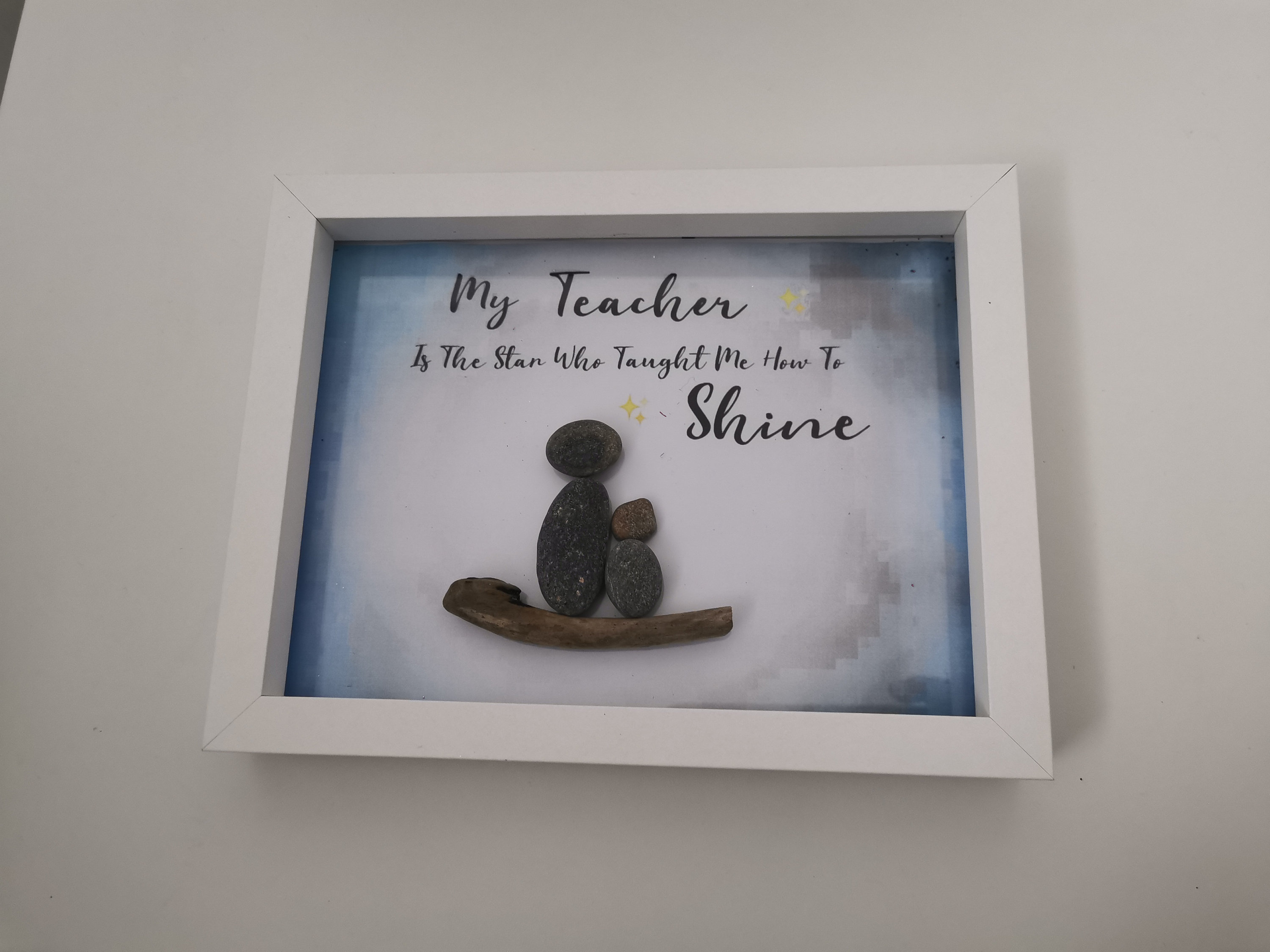Teacher Pebble Art Teacher Gift thank you gift Teacher Etsy
