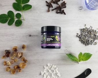 Headache Balm with Lavender, Frankincense & Moringa for Natural Comfort - Relieve Tension Now!