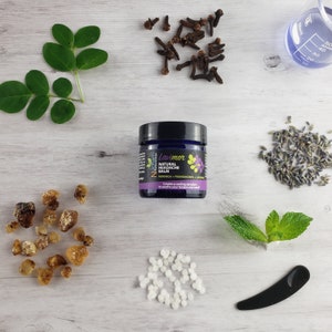 Headache Balm with Lavender, Frankincense & Moringa for Natural Comfort - Relieve Tension Now!
