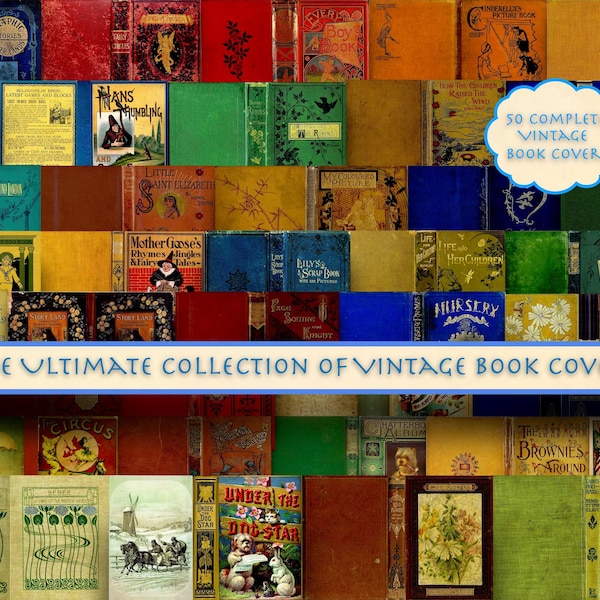 Antique Book Covers - Etsy