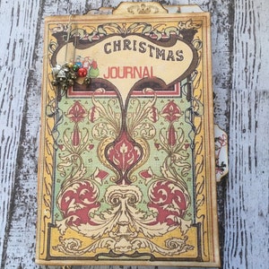 Vintage Weihnachten Junk Journal 1, charmantes DIY Digitales Weihnachts Journal, 30 Blatt, Printable Journal Craft Pack, sofort Download