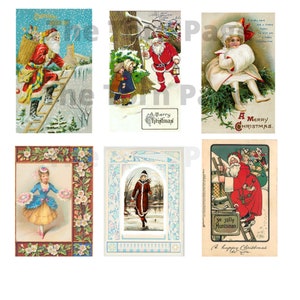 35 Large Sized Vintage Christmas Cards Christmas Printables - Etsy UK