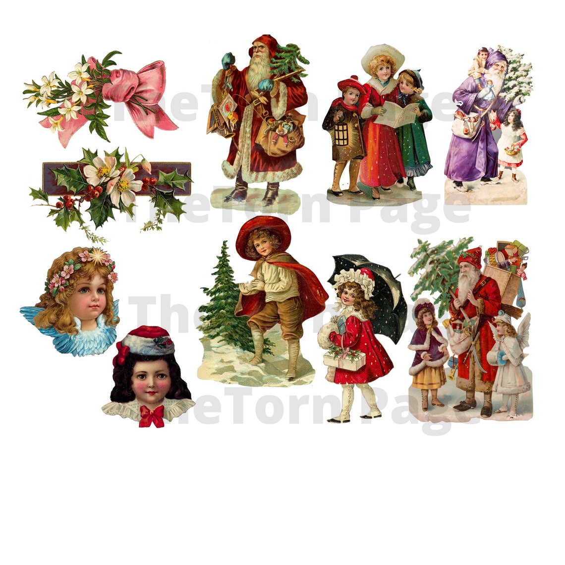 Vintage Christmas Die Cuts 
