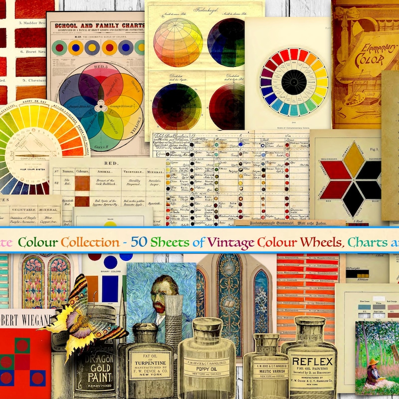 Paint Color Charts - Etsy