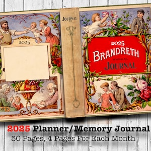 SET 1 - 2025 Planer oder Memory Junk Journal, DIY Planer für 2025, behalten Sie Ihre Erinnerungen für immer, sofortiger digitaler Download