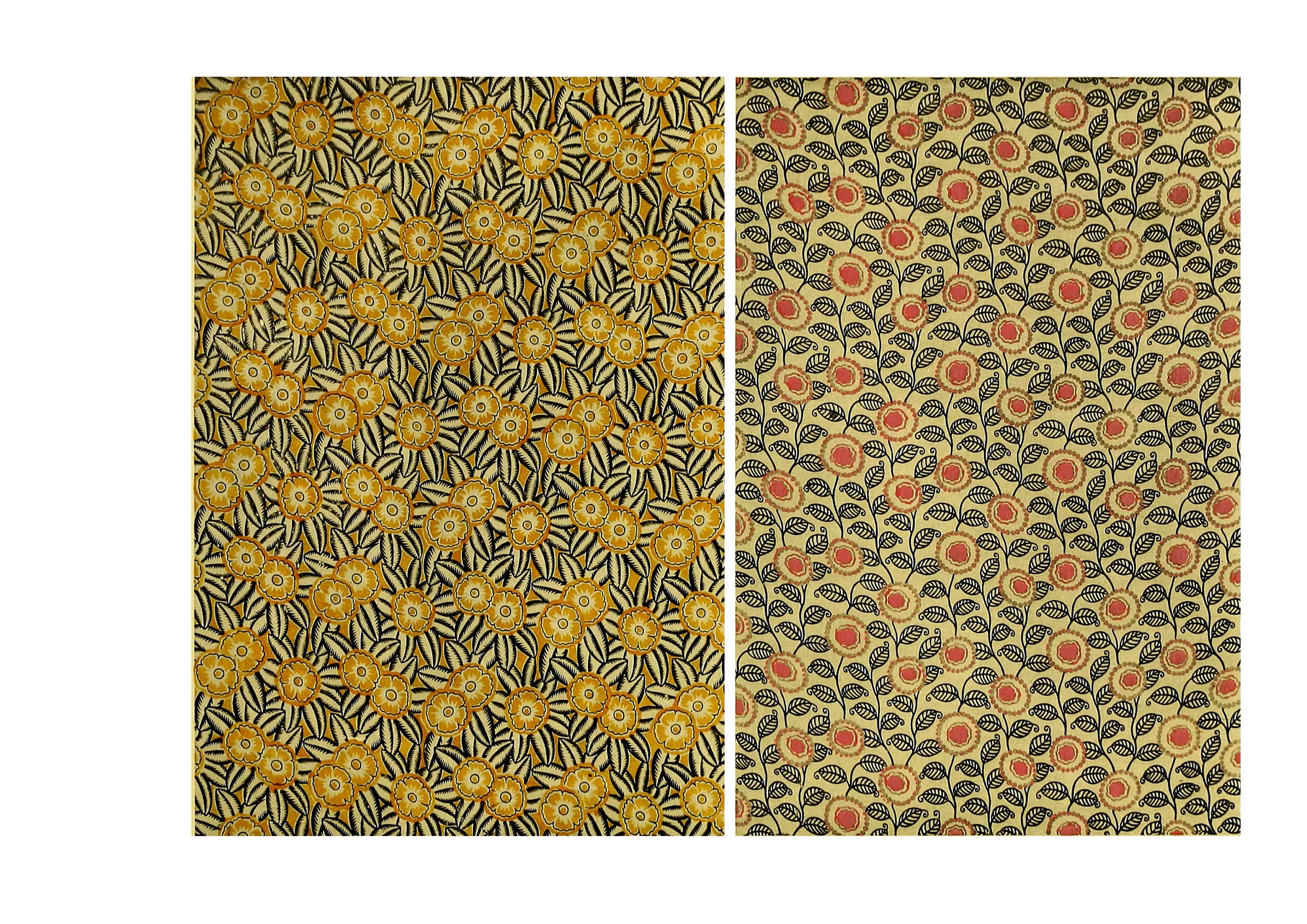 Vintage Wallpapers Designed by French Artists Digital | Etsy