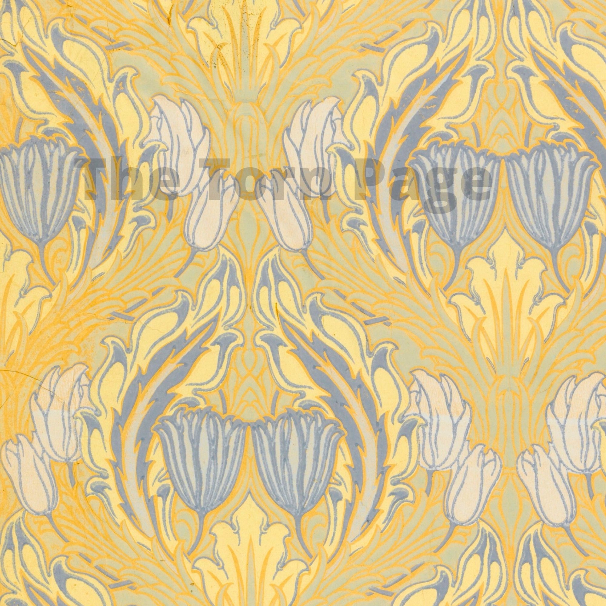Art Nouveau Wallpapers Vintage Digital Papers Junk Journal Etsy