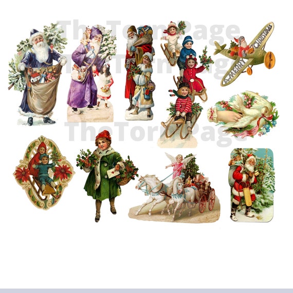 Vintage Christmas Die Cuts 
