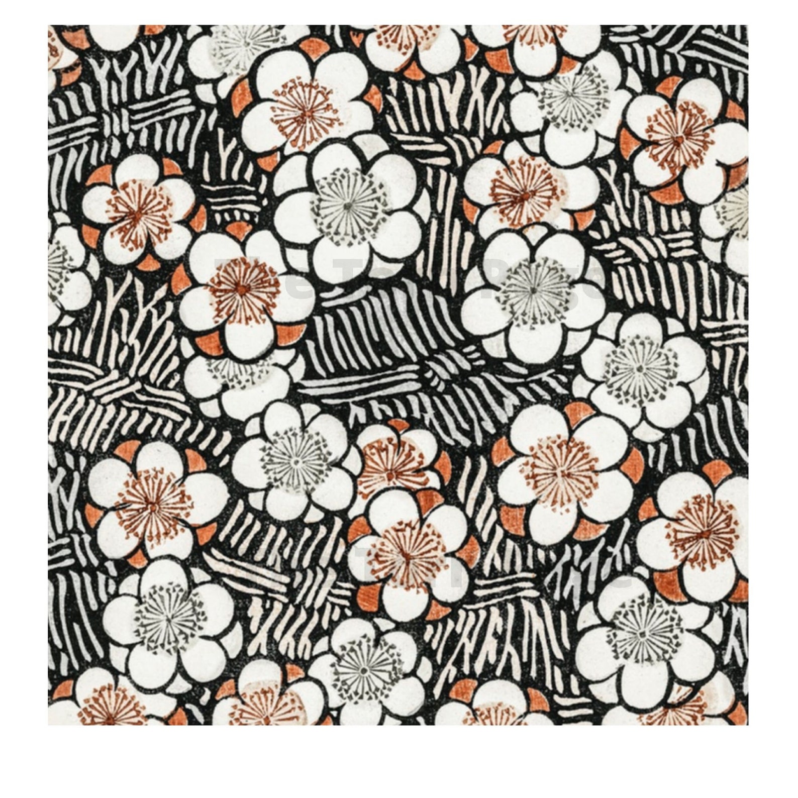 Vintage Japanese Art Digital Paper Pack 8.5x11 Sized ATC Etsy