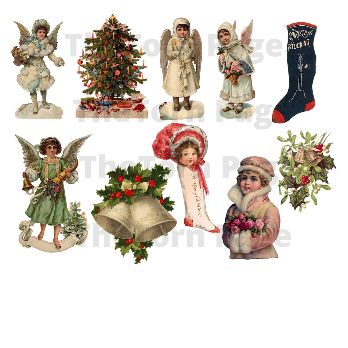 Vintage Christmas Die Cuts 