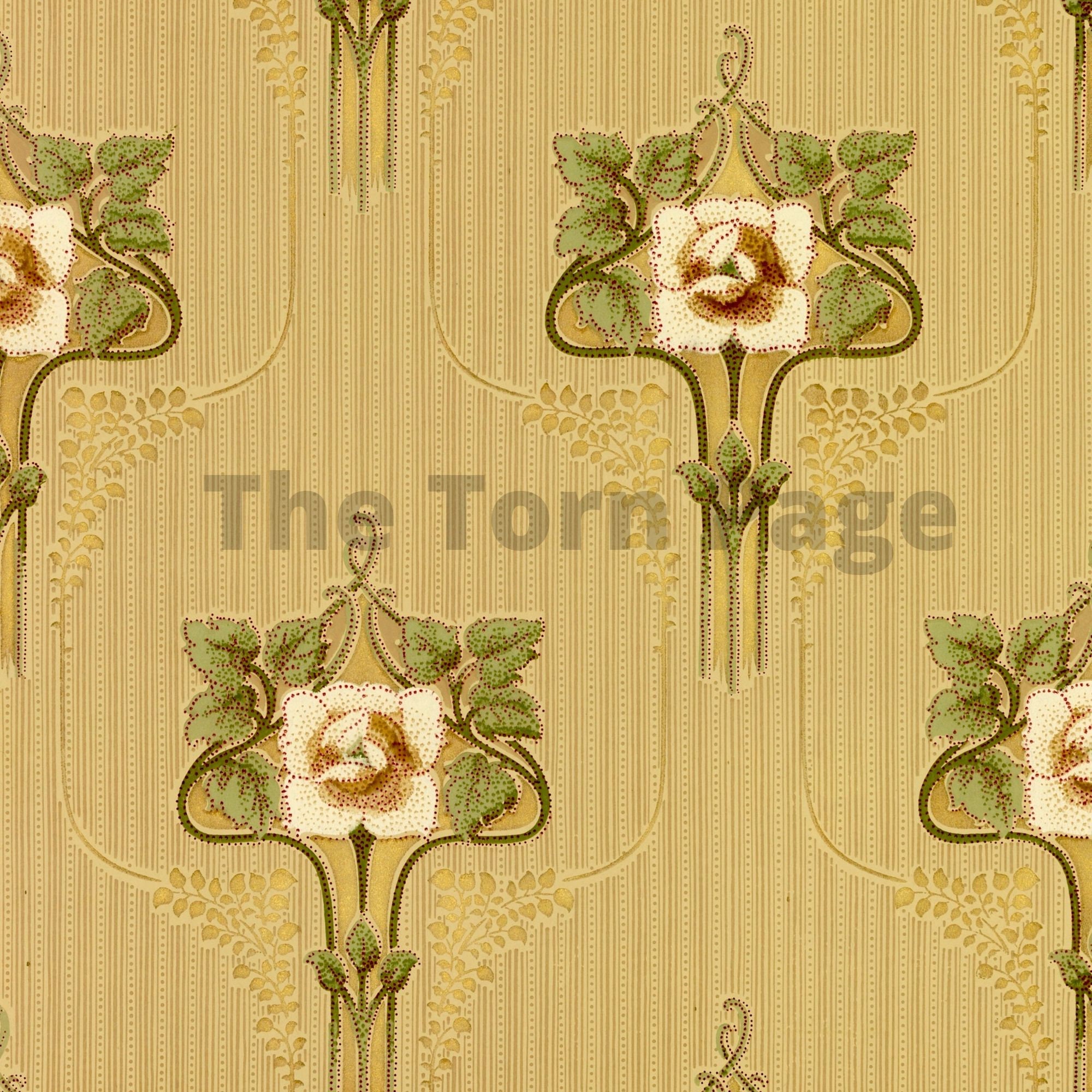Art Nouveau Wallpapers Vintage Digital Papers Junk Journal Etsy