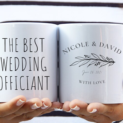 The Best Wedding Officiant Personalized Wedding Officiant Etsy