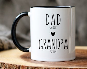 Grandpa Mug- Pregnancy Announcement, New Grandpa Gift, Grandpa cup, Grandparents Mug, New Baby Announcement, Grandpa Gift, Grandfather gift