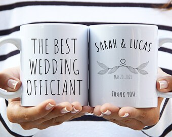 The Best Wedding Officiant - Personalized Wedding Officiant Gift, Officiant Thank You Gift, Wedding Officiant Gift, Best Wedding Officiant
