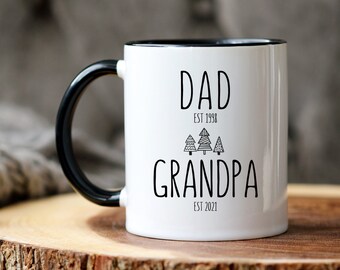 Grandpa Mug- Pregnancy Announcement, New Grandpa Gift, Grandpa cup, Grandparents Mug, New Baby Announcement, Grandpa Gift, Grandfather gift
