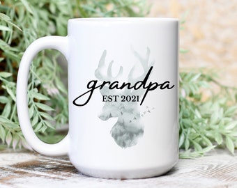 Grandpa Mug- Pregnancy Announcement, New Grandpa Gift, Grandpa cup, Grandparents Mug, New Baby Announcement, Grandpa Gift, Grandfather gift
