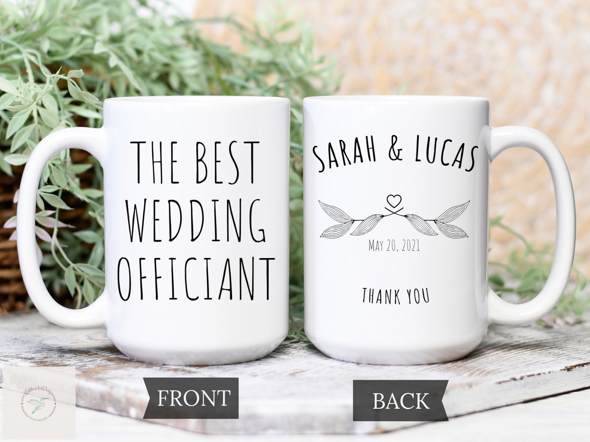 The Best Wedding Officiant - Personalized Wedding Officiant Gift The Best Wedding Officiant - Personalized Wedding Officiant Gift