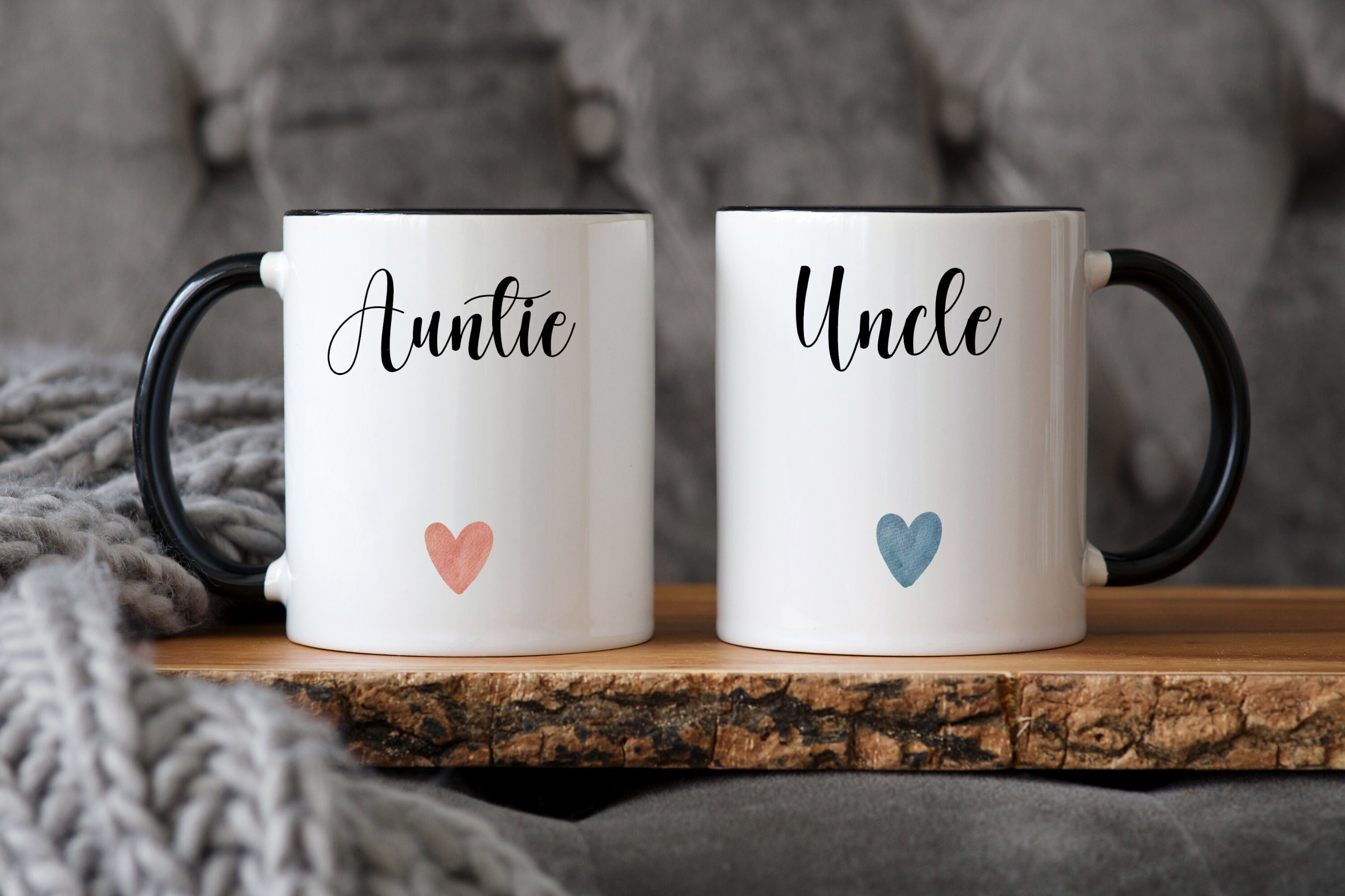 Aunt Uncle Mug Set, Aunt and Uncle Gift, Aunt and Uncle Pregnancy ...