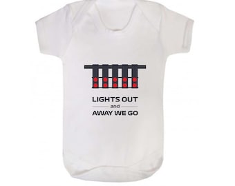 lights and away we go! Baby grow, F-1 Gift, Box Box Box