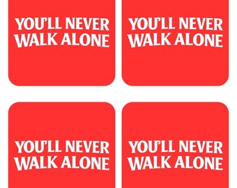 Walk Alone, Red Coaster, Liverpool, Football Song, Football gift