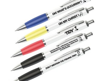 Gavin & Stacey themed Pens, Welsh Pen, Nessa Pem, Smithy Pen,