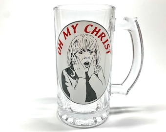 Oh My Christ Pint Glass, Barry Island, All the drama,