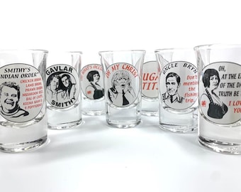 G & S Themed shot glasses, Barry Island, oh what’s Occurrin?