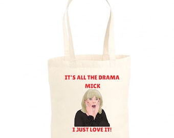 It's All the Drama Mick, Pam Tote bag, Gavin and stacey, Barry Island