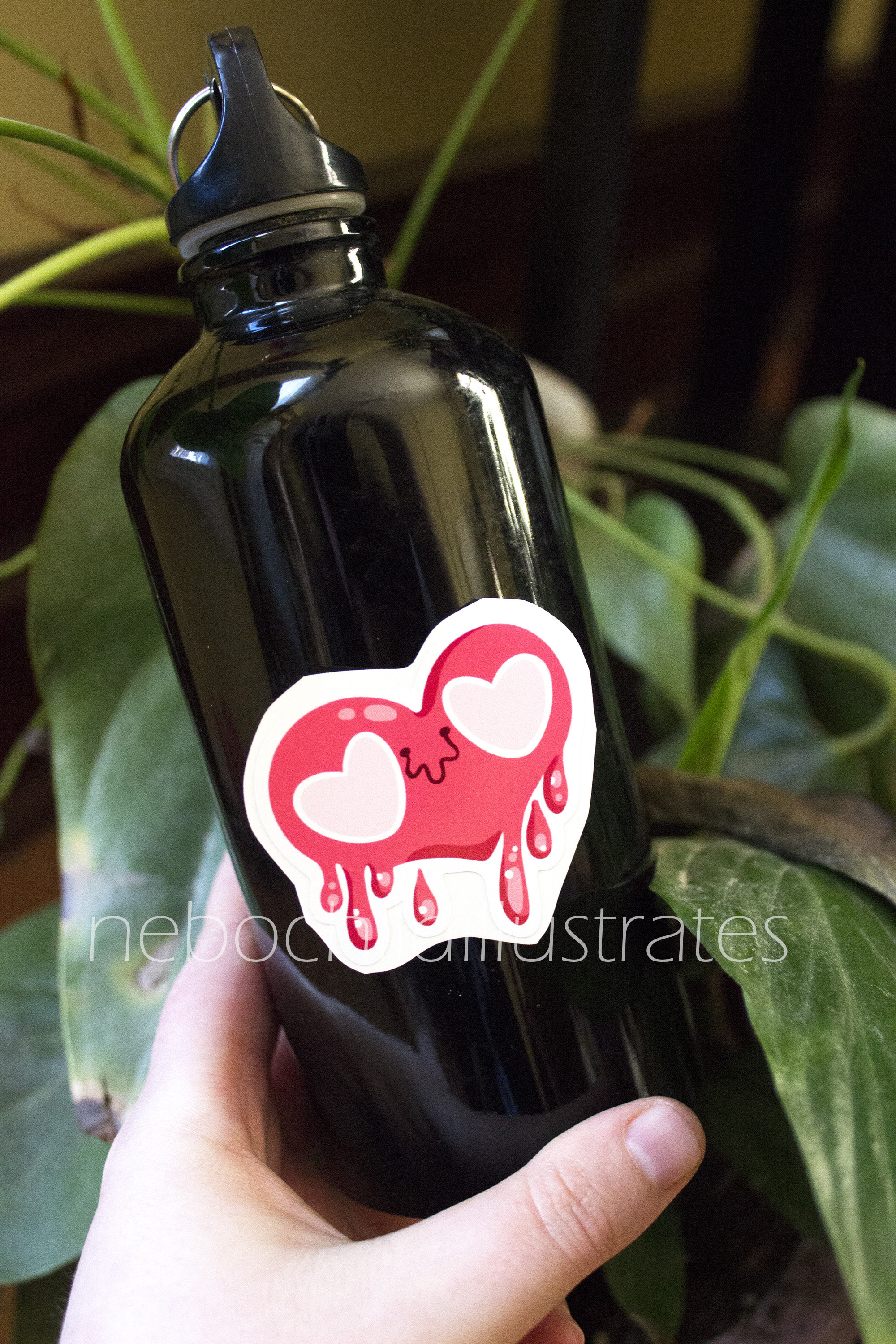 love heart sticker bundle cute kawaii heart vinyl stickers etsy