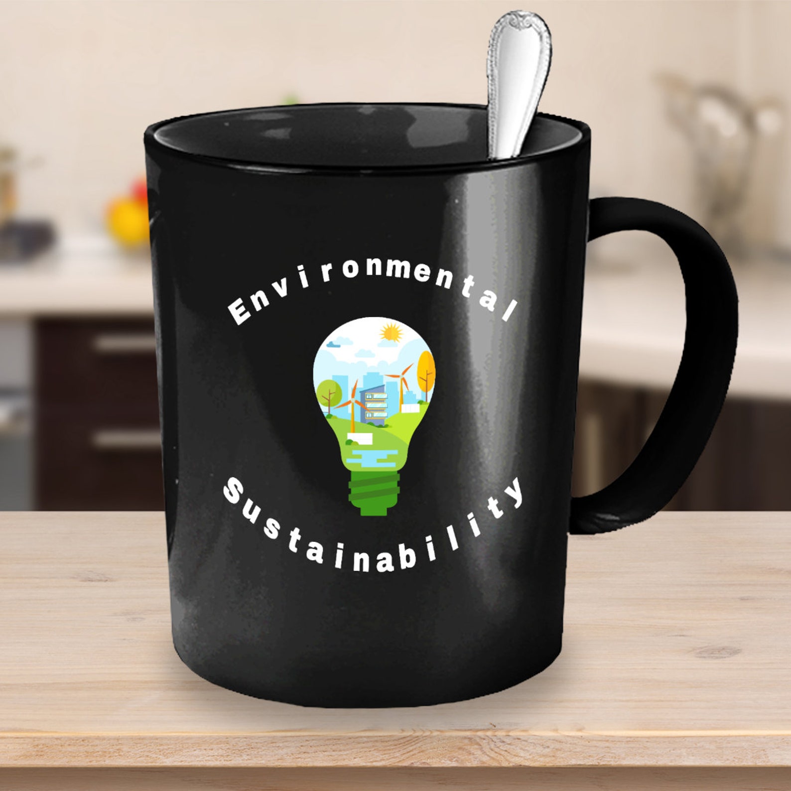 Our Environmental Sustainability Coffee Mug Makes a Great Gift for the