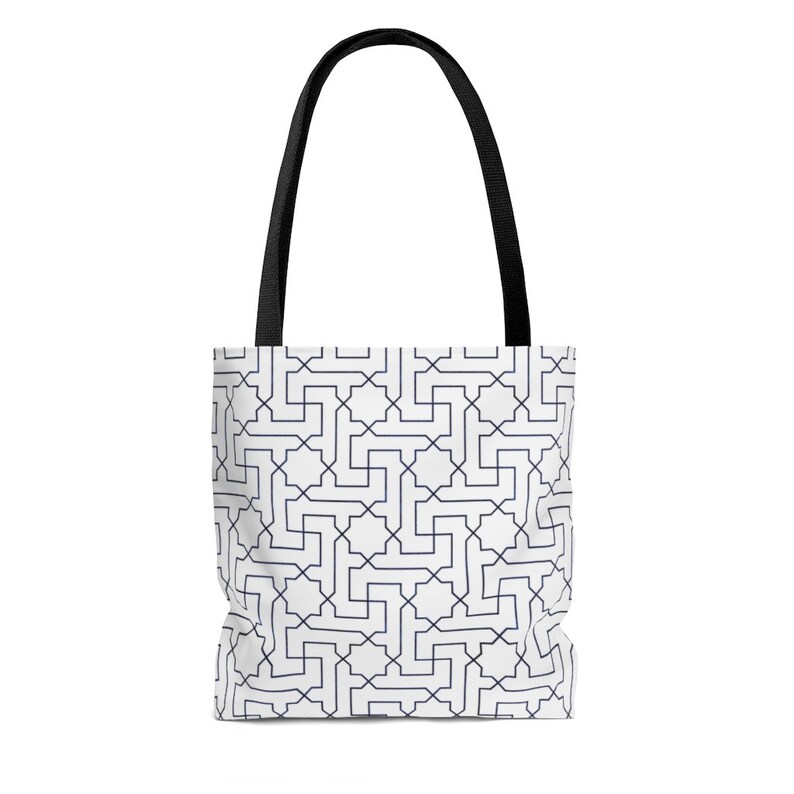 This Moroccan Print Tote Bag is a great reusable Grocery Bag or Shoulder Bag and makes a great gift for her