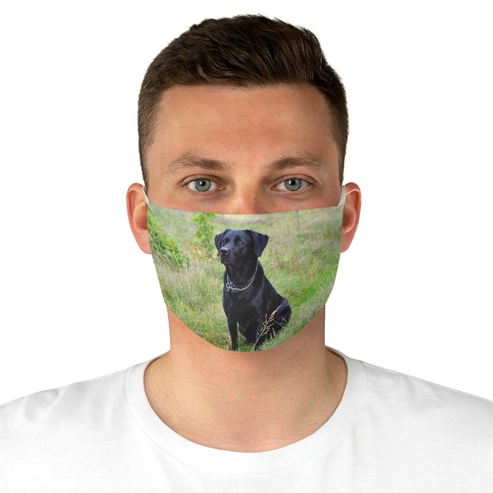 Black Lab Face Mask Custom Face Mask Reusable and Washable Etsy