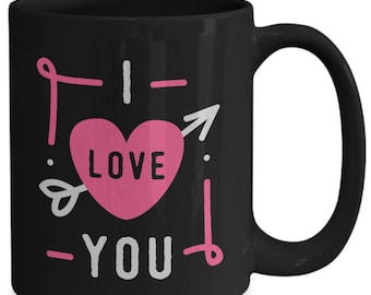 Love You Valentines Gifts for Him or Her Romantic Coffee - Etsy