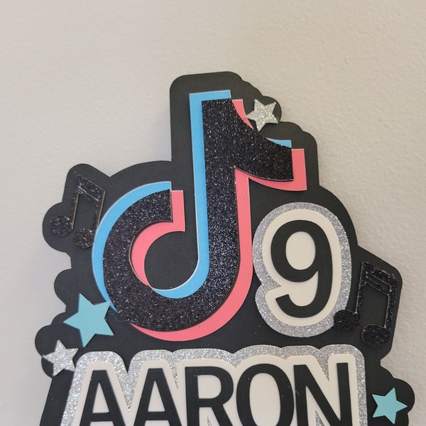 Tik Tok Cake Topper Etsy