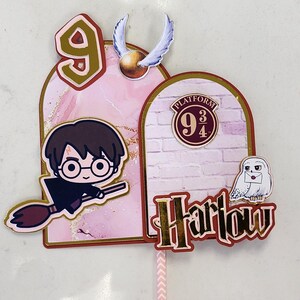 Wizard Birthday Cake Topper: Custom Magical Party Decor