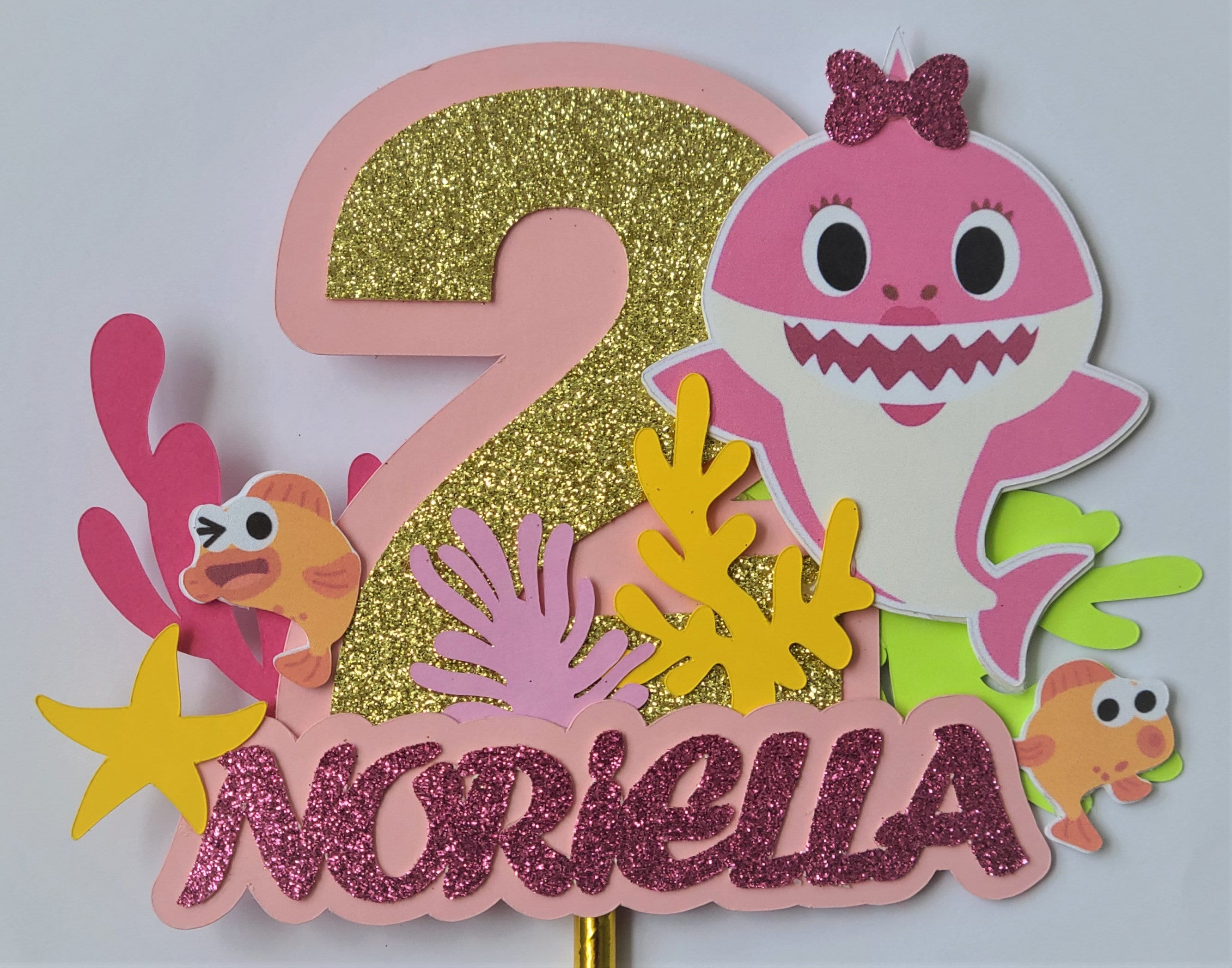 Baby Shark Cake Topper Baby Shark Topper Baby Shark Party Etsy Canada