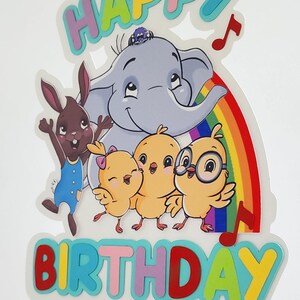 Canticos cake topper, canticos party, canticos birthday,Fiesta Canticos Cake Topper, Pollitos Cake Topper, Canticos Birthday Topper
