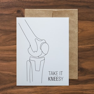 Take It Kneesy Grußkarte