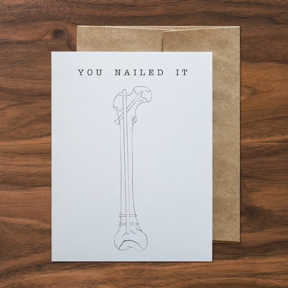 You Nailed It Greeting Card Etsy
